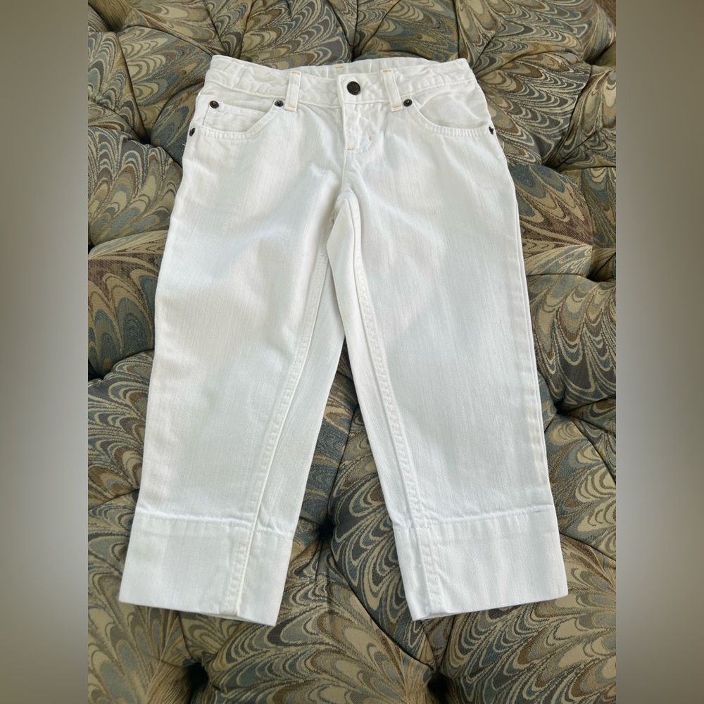 Lands End Girl’s Cropped Jeans Size 7